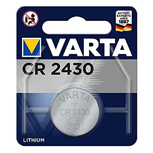 VARTA Batterien Electronics CR2430 Lithium Knopfzelle 3V Batterie 1er Pack Knopfzellen in Original 1er Blisterverpackung