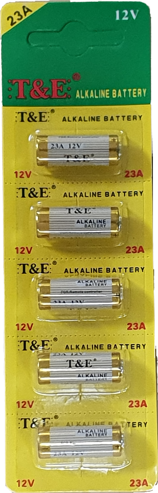 5 x 12V Batterie 23A z.B. für Fernbedienung , Funkklingel 12 Volt