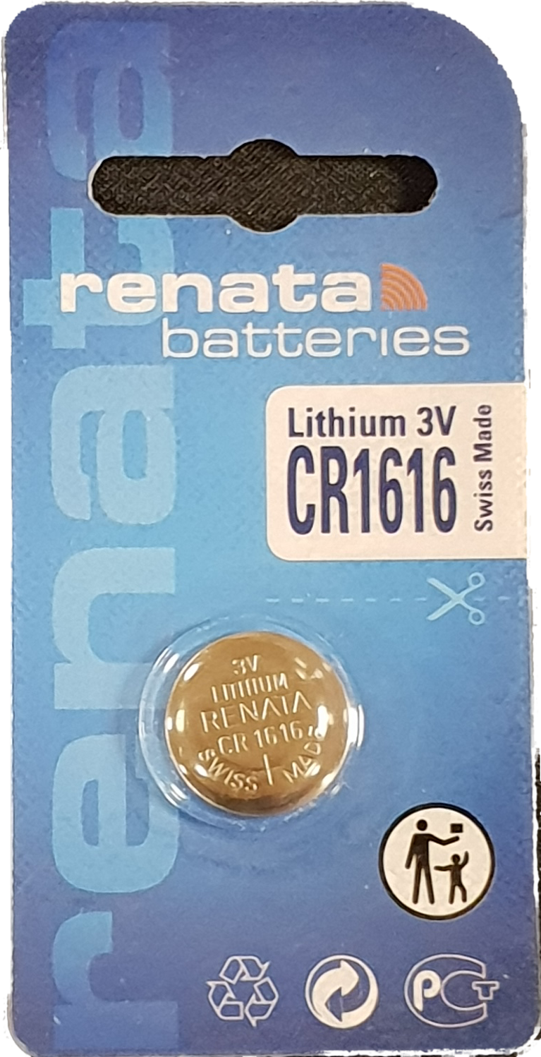 RENATA Batterie CR1616 Lithium 3V Knopfzelle 1616