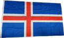 Fahne Flagge Island 90 x 150 cm mit 2 Ösen