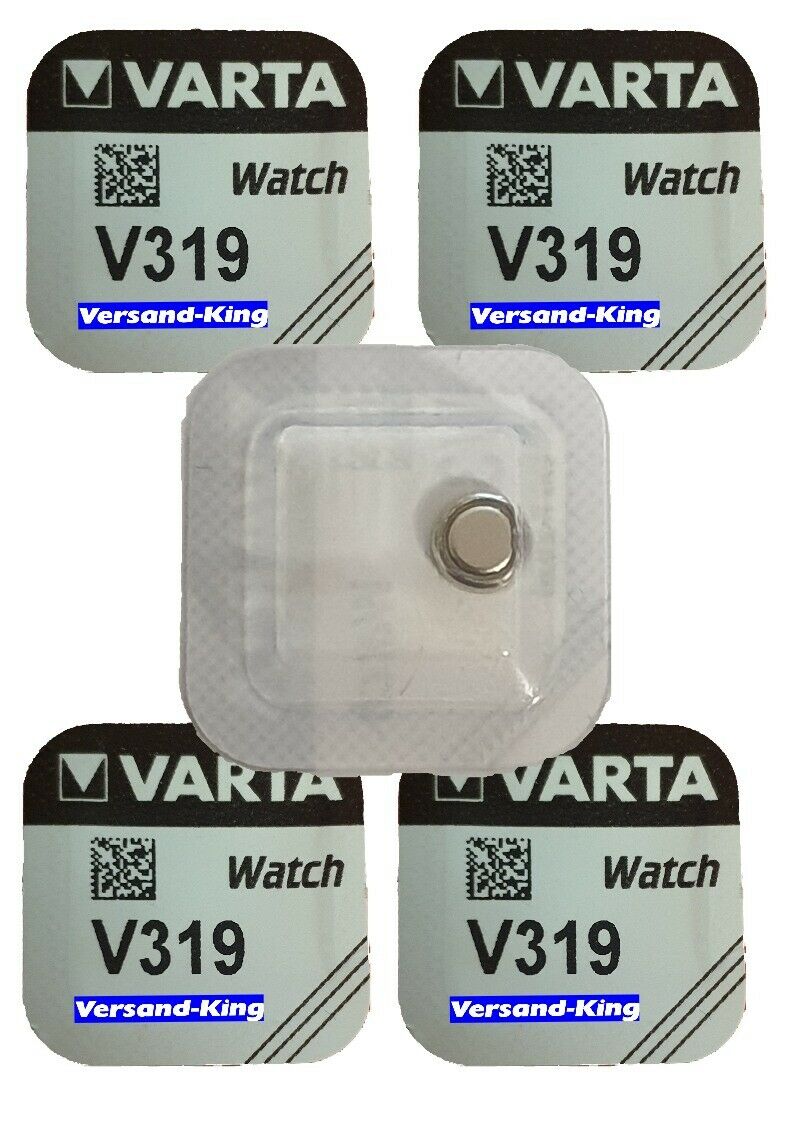 5 x VARTA V319 Knopfzelle 1,5 Volt V 319 Batterie SR 527 Uhrenbatterie