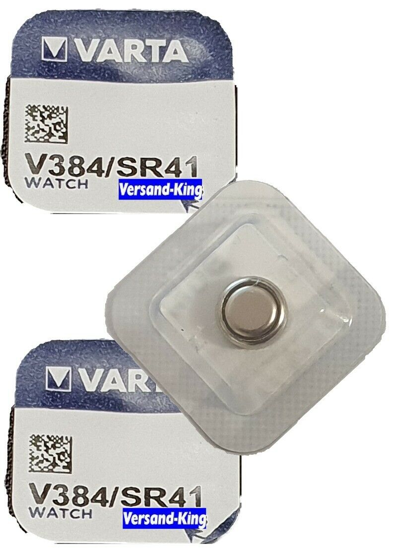 3 x VARTA V384 Knopfzelle 1,5 Volt V 384 Batterie SR41 LR736  Uhrenbatterie AG 3