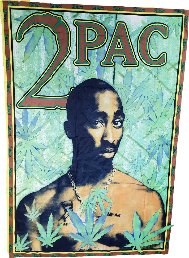 Fahne Flagge 2Pac Motiv Cannabis 90 x 150 cm