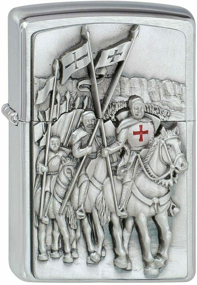 ZIPPO Feuerzeug 1300102 Crusade Emblem Templer
