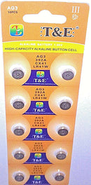 10x AG 3 Uhrenbatterie 392 LR41 736 Knopfzelle 384