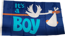 Fahne Flagge it´s a Boy 90 x 150 cm mit 2 Ösen