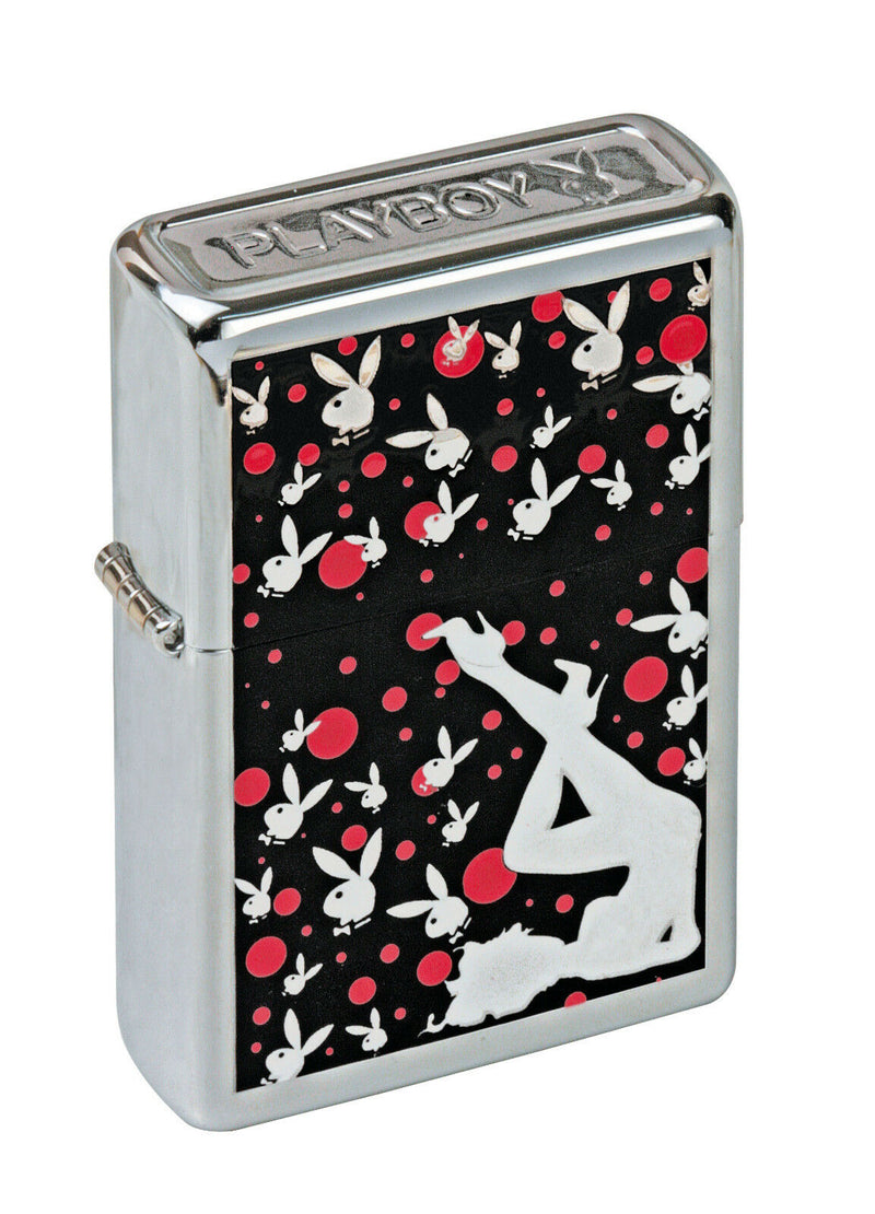 ZIPPO 1200184 Playboy Crown stamped Chrome high polished