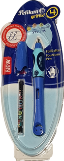 Pelikan griffix Füllhalter für Rechtshänder  Blau 927970 Füller schreiben lernen