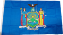 Fahne Flagge USA Bundesstaat New York 90 x 150 cm mit 2 Ösen für Fahnenmast