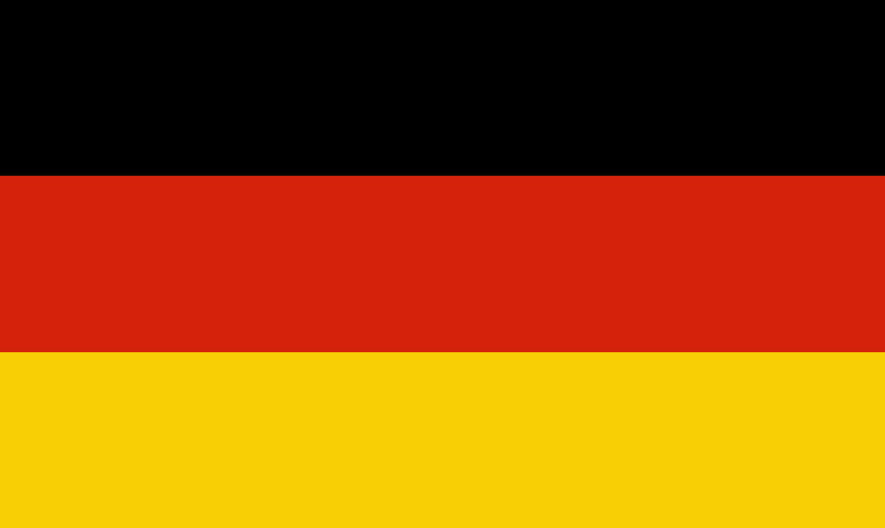 Fahne / Flagge XXL Deutschland 250 x 150 cm mit 2 Ösen Hissflagge