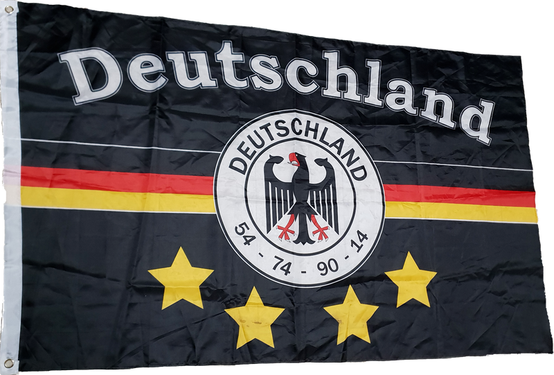 Fahne Flagge Deutschland  Weltmeister 90 x 150 cm mit 2 Ösen