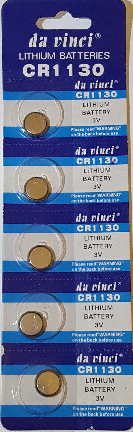 5 x 3V Lithium Batterie CR 1130 Knopfzelle CR1130