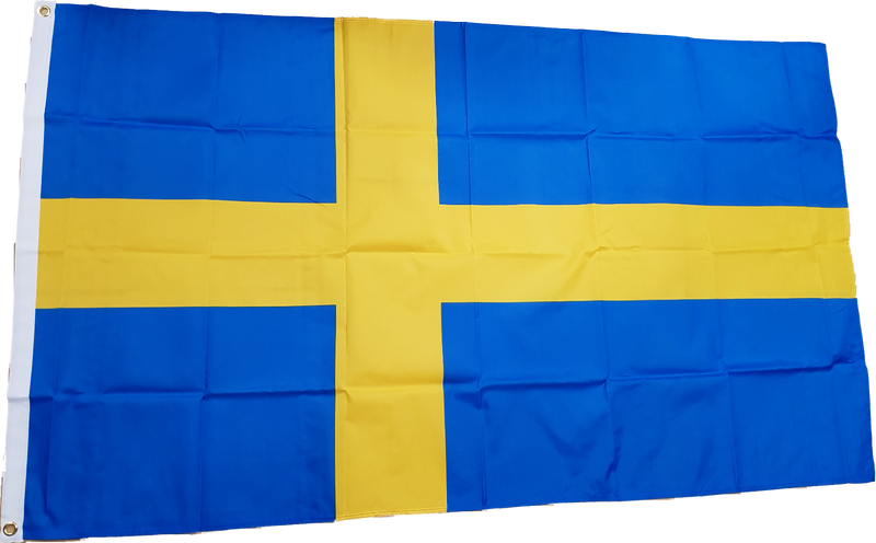 Fahne Flagge Schweden 90 x 150 cm mit 2 Ösen
