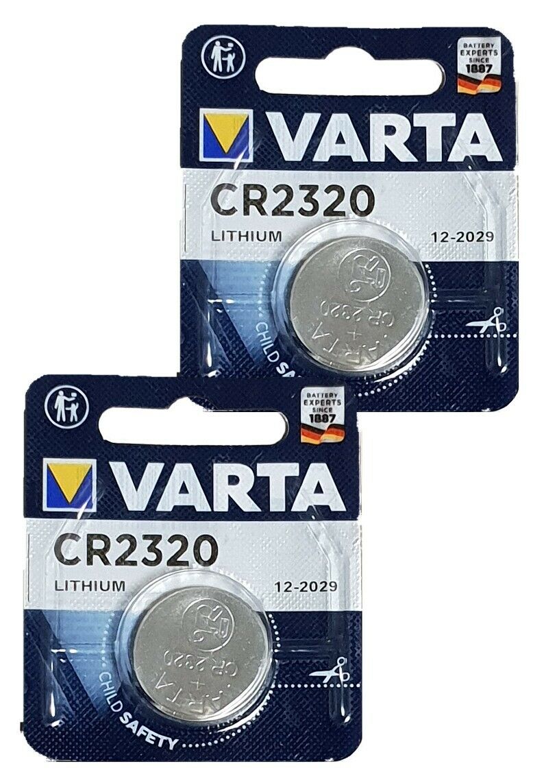 2 x VARTA CR2320 Lithium 3 Volt Knopfzelle 3V CR 2320