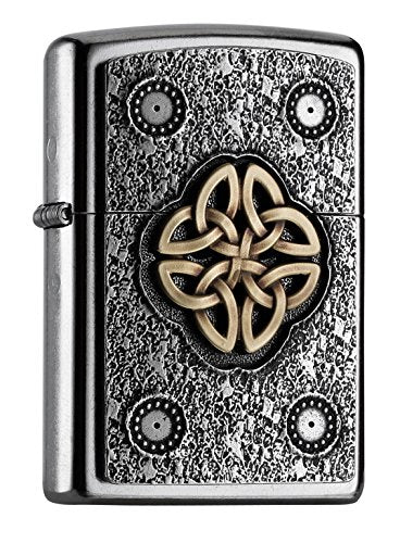 Zippo Celtic Knot-Street Chrome Feuerzeug, silber, one size