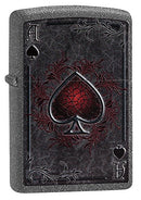 Zippo ACE Benzinfeuerzeug, Messing, Edelstahloptik, 1 x 6 x 6 cm